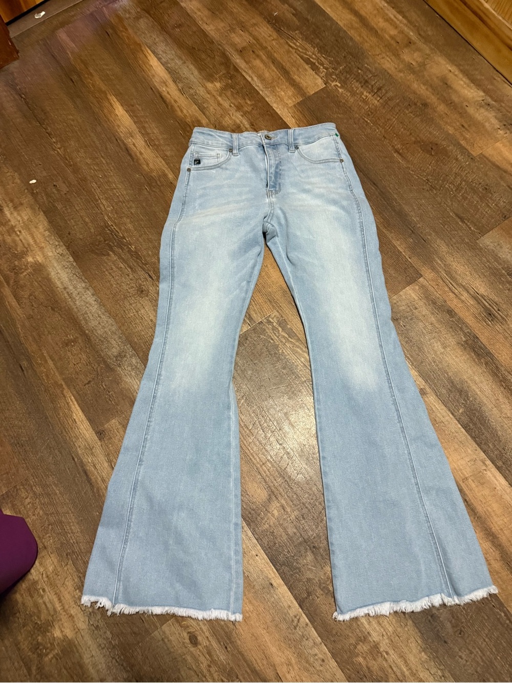 KanCan Light Blue High-Rise Flare Jeans